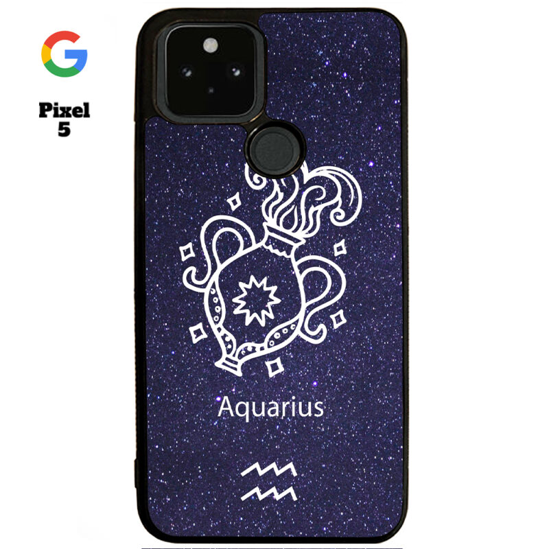 Aquarius Zodiac Stars Phone Case Google Pixel 5 Phone Case Cover