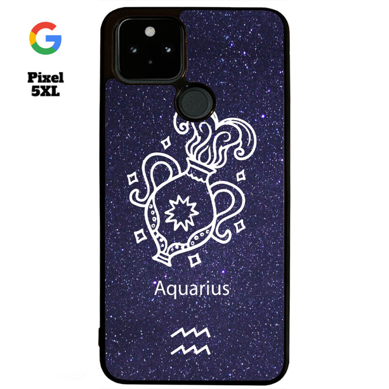 Aquarius Zodiac Stars Phone Case Google Pixel 5XL Phone Case Cover
