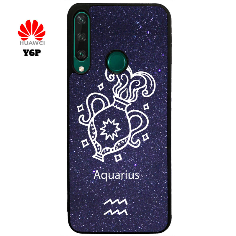 Aquarius Zodiac Stars Phone Case Huawei Y6P Phone Case Cover