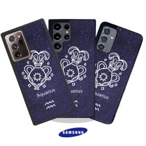 Aquarius Zodiac Stars Phone Case Samsung Galaxy Phone Case Cover Product Hero Shot