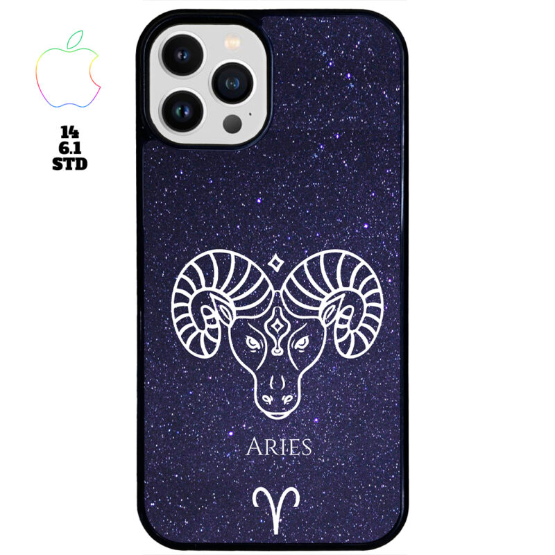 Aries Zodiac Stars Apple iPhone Case Apple iPhone 14 6.1 STD Phone Case Phone Case Cover
