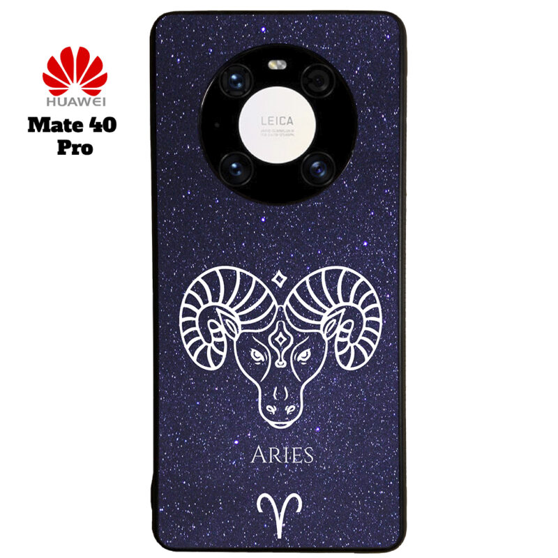 Aries Zodiac Stars Phone Case Huawei Mate 40 Pro Phone Case Cover Image