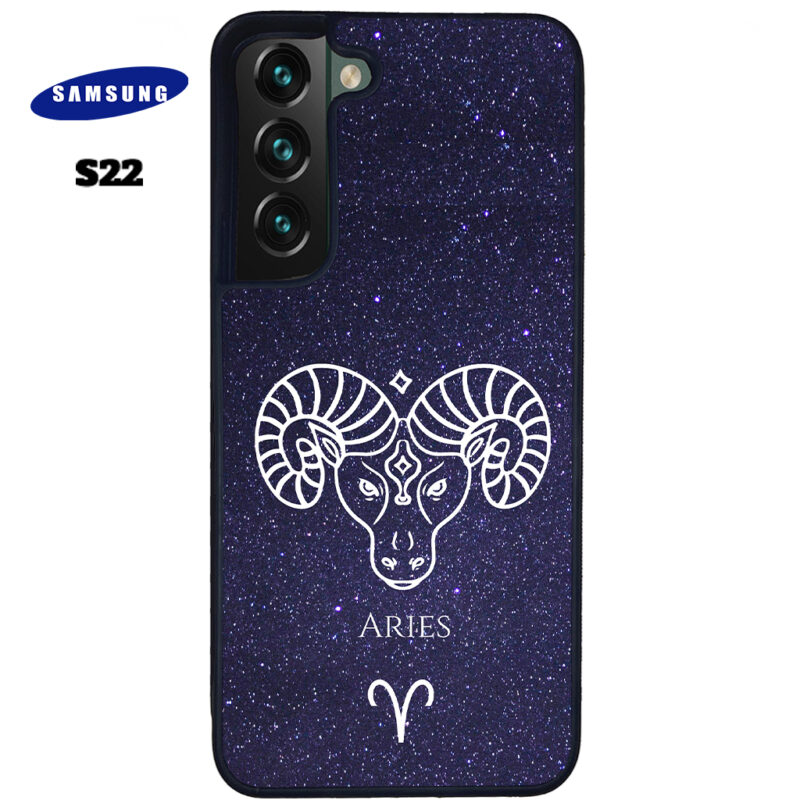 Aries Zodiac Stars Phone Case Samsung Galaxy S22 Phone Case Cover