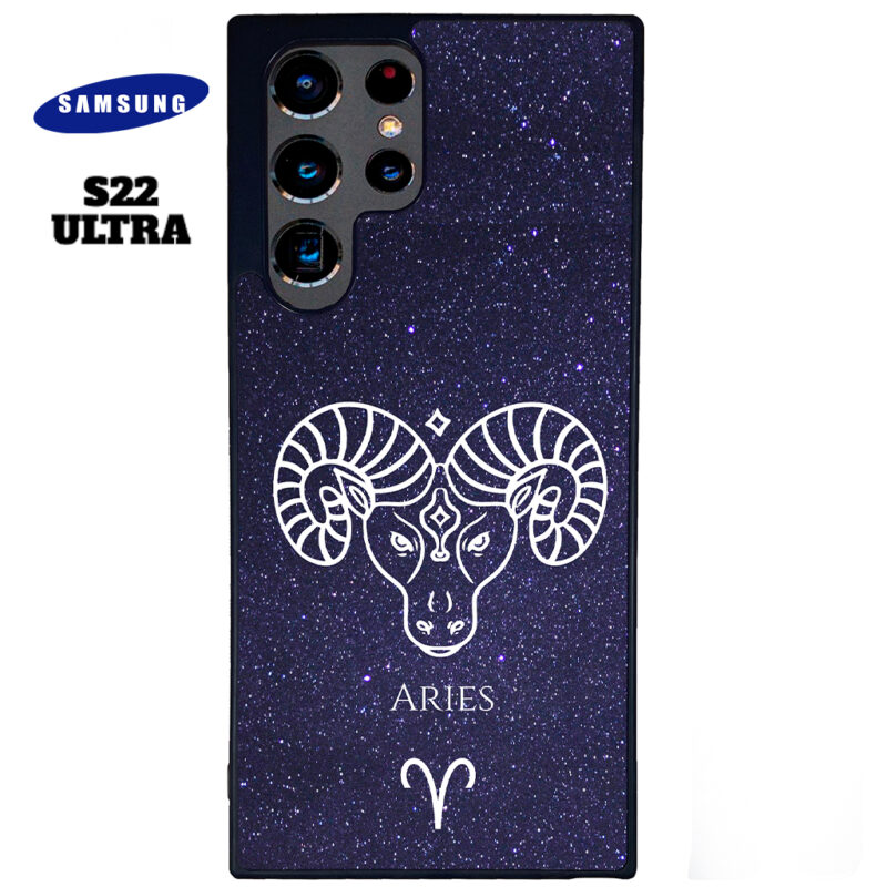 Aries Zodiac Stars Phone Case Samsung Galaxy S22 Ultra Phone Case Cover