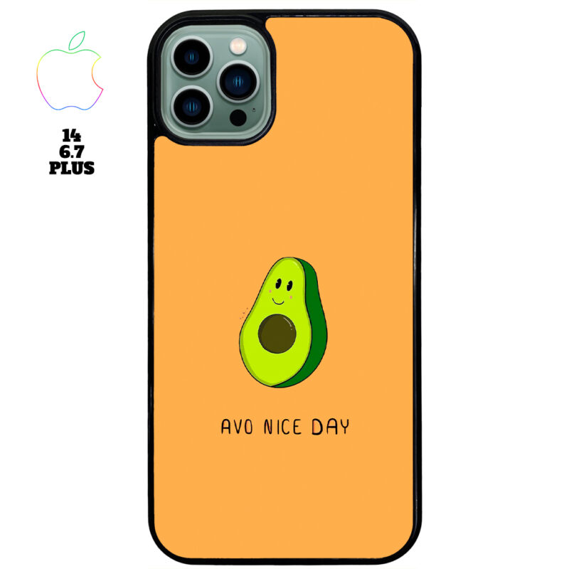 Avo Nice Day Apple iPhone Case Apple iPhone 14 6.7 Plus Phone Case Phone Case Cover