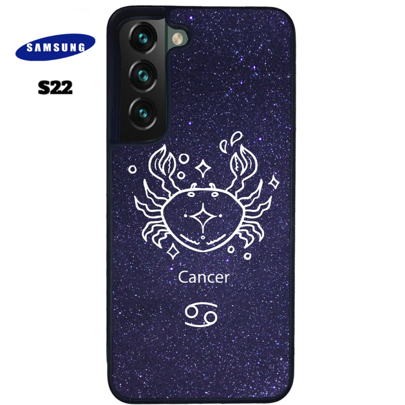 Cancer Zodiac Stars Phone Case Samsung Galaxy S22 Phone Case Cover