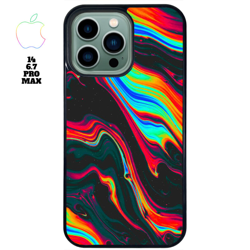Colourful Obsidian Apple iPhone Case Apple iPhone 14 6.7 Pro Max Phone Case Phone Case Cover