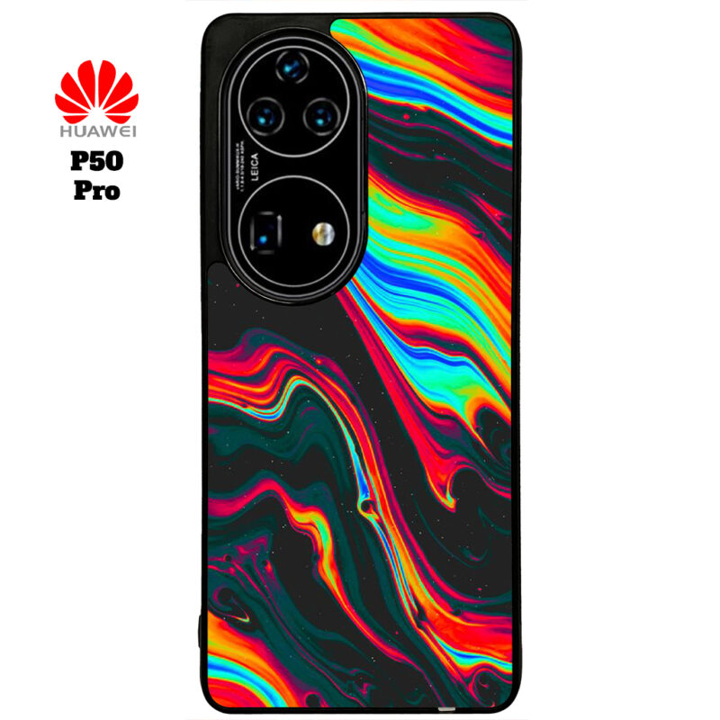 Colourful Obsidian Phone Case Huawei P50 Pro Phone Case Cover
