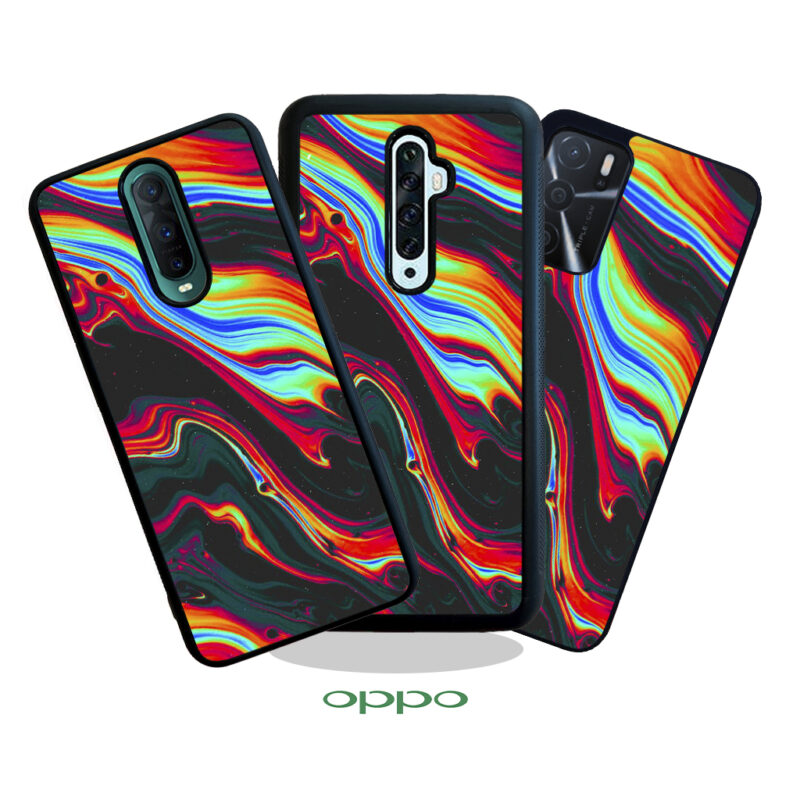 Colourful Obsidian Phone Case Oppo Phone Case Cover Product Hero Shot