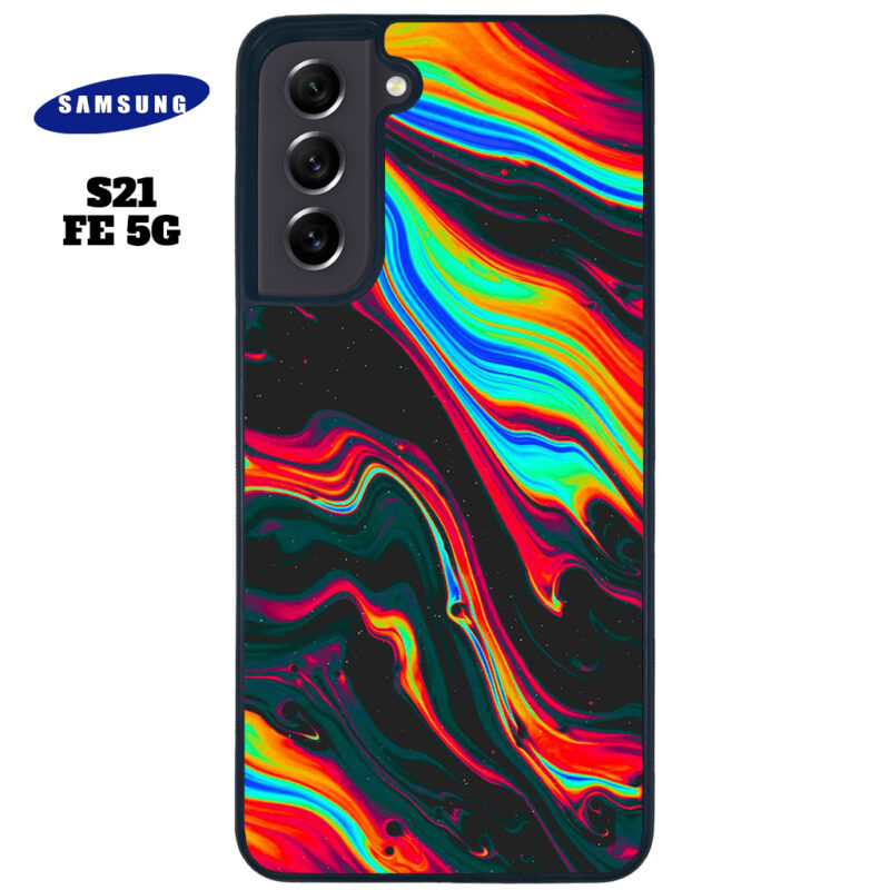 Colourful Obsidian Phone Case Samsung Galaxy S21 FE 5G Phone Case Cover