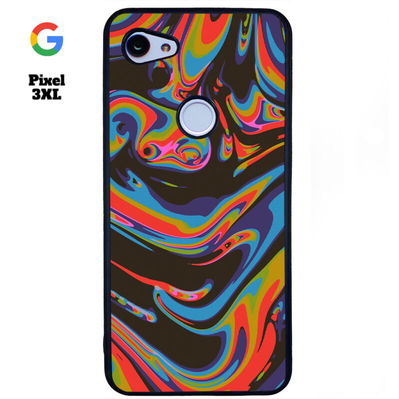 Colourful Swirl Phone Case Google Pixel 3XL Phone Case Cover