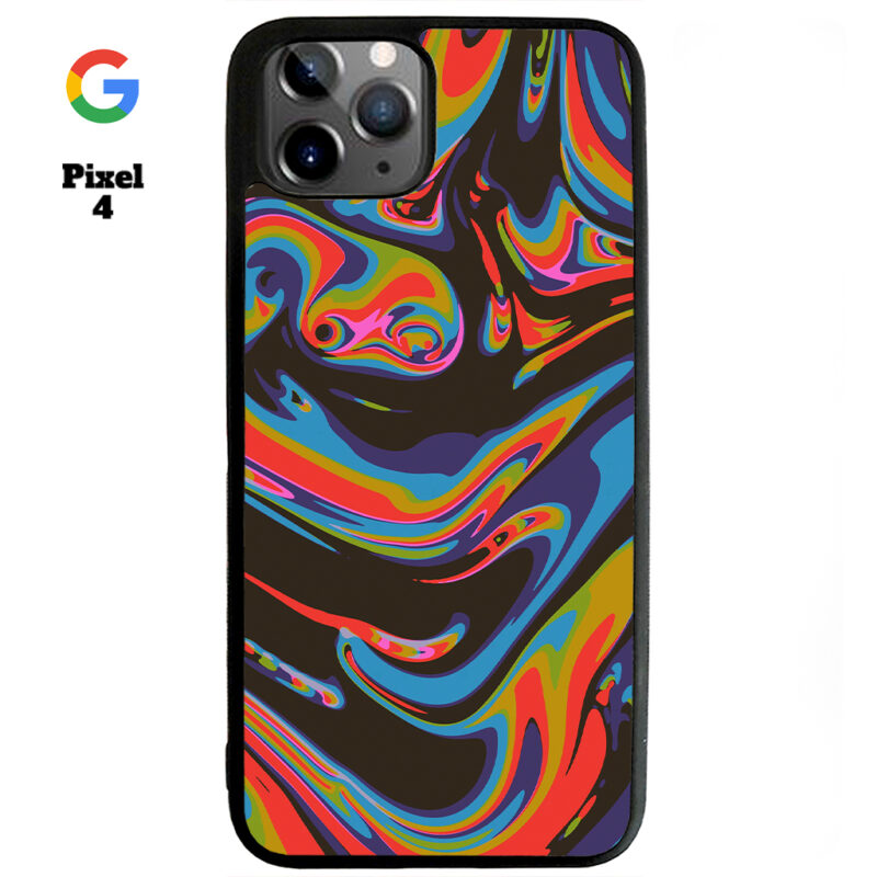 Colourful Swirl Phone Case Google Pixel 4 Phone Case Cover