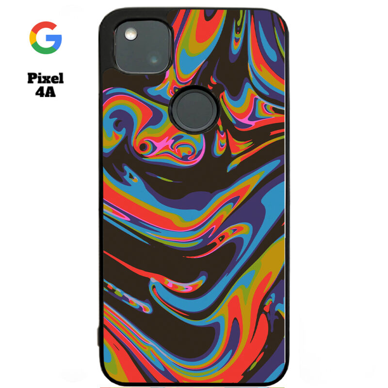 Colourful Swirl Phone Case Google Pixel 4A Phone Case Cover