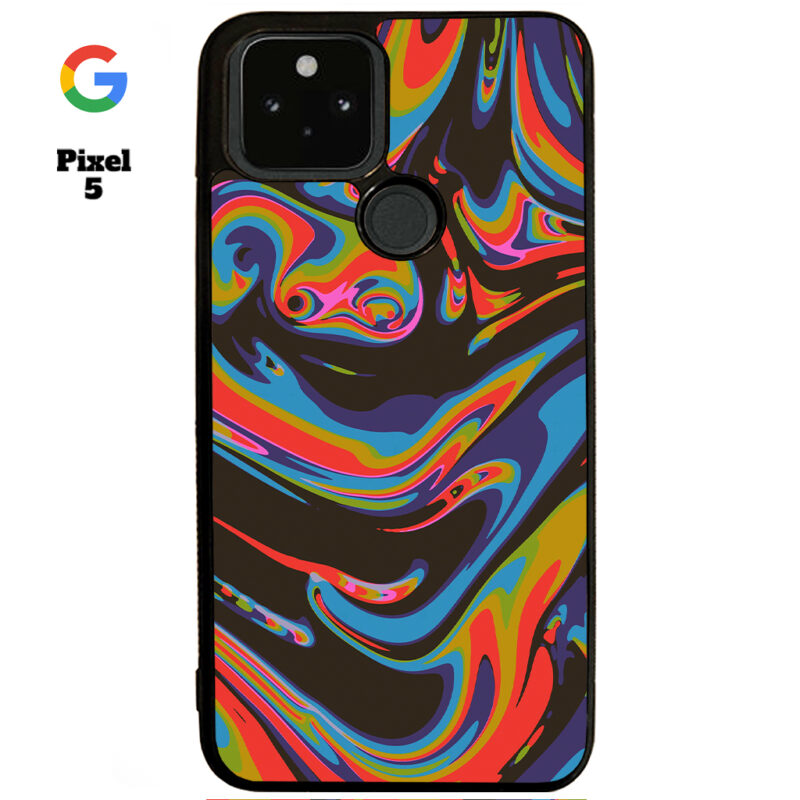 Colourful Swirl Phone Case Google Pixel 5 Phone Case Cover