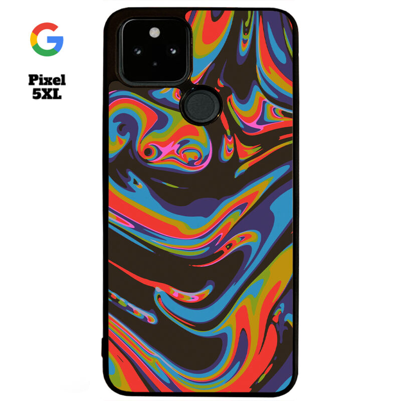 Colourful Swirl Phone Case Google Pixel 5XL Phone Case Cover