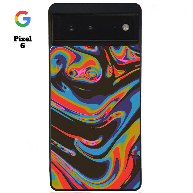 Colourful Swirl Phone Case Google Pixel 6 Phone Case Cover