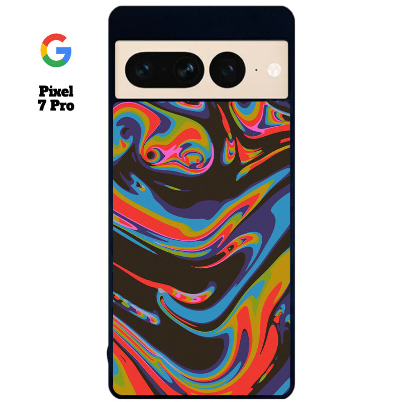 Colourful Swirl Phone Case Google Pixel 7 Pro Phone Case Cover