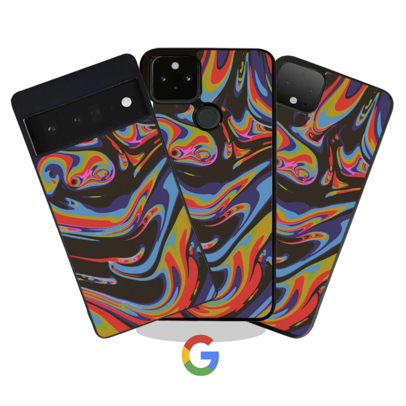 Colourful Swirl Phone Case Google Pixel Phone Case Cover Product Hero Shot