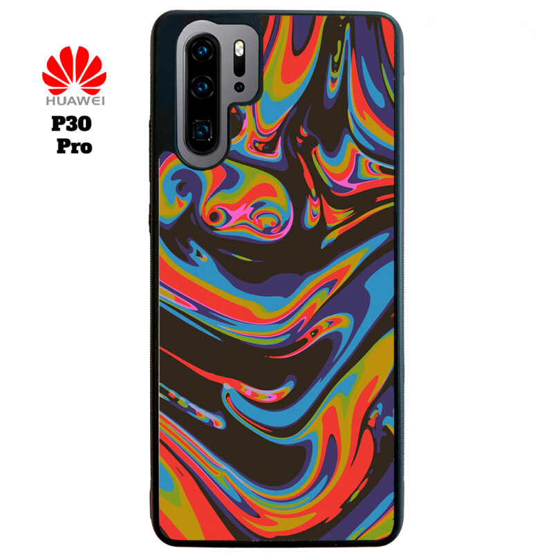 Colourful Swirl Phone Case Huawei P30 Pro Phone Case Cover