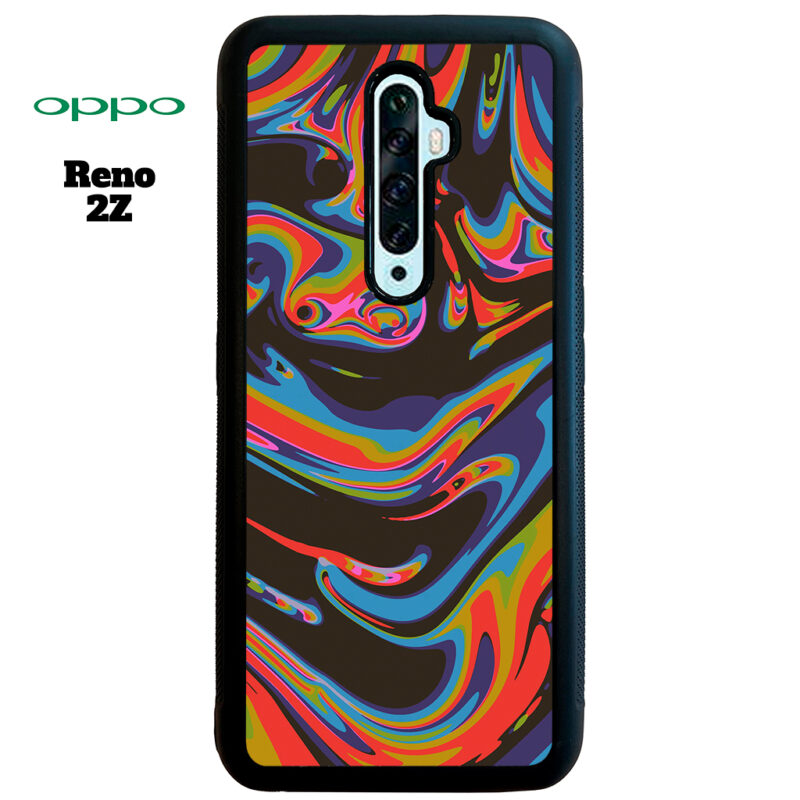 Colourful Swirl Phone Case Oppo Reno 2Z Phone Case Cover