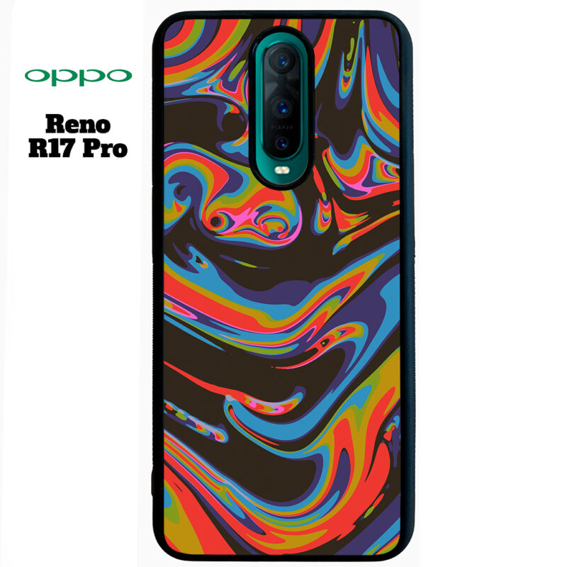 Colourful Swirl Phone Case Oppo Reno R17 Pro Phone Case Cover