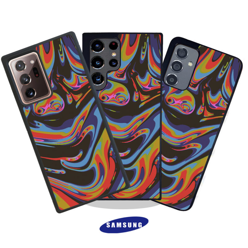 Colourful Swirl Phone Case Samsung Galaxy Phone Case Cover Product Hero Shot