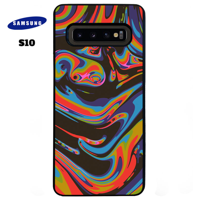 Colourful Swirl Phone Case Samsung Galaxy S10 Phone Case Cover