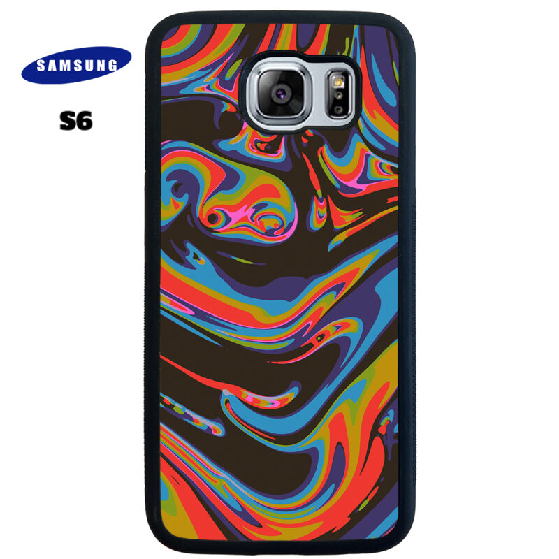 Colourful Swirl Phone Case Samsung Galaxy S6 Phone Case Cover