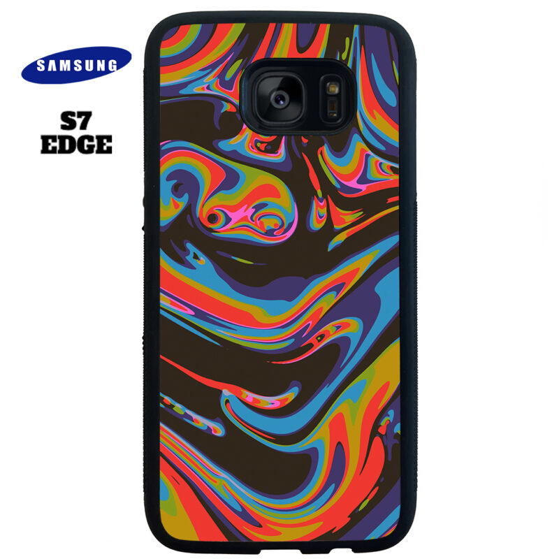 Colourful Swirl Phone Case Samsung Galaxy S7 Edge Phone Case Cover