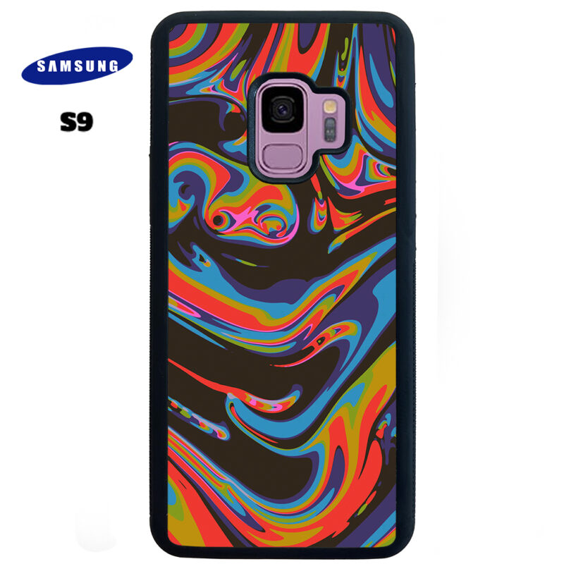 Colourful Swirl Phone Case Samsung Galaxy S9 Phone Case Cover