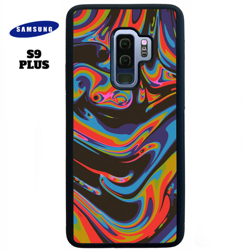 Colourful Swirl Phone Case Samsung Galaxy S9 Plus Phone Case Cover