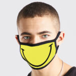 Emoji Smile Funny Face Mask Large Model