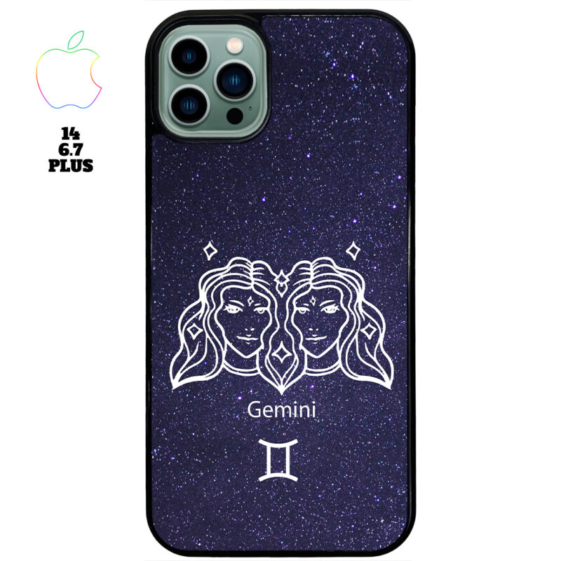 Gemini Zodiac Stars Apple iPhone Case Apple iPhone 14 6.7 Plus Phone Case Phone Case Cover