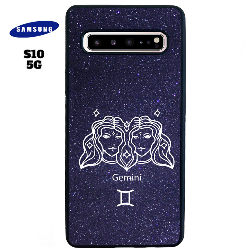 Gemini Zodiac Stars Phone Case Samsung Galaxy S10 5G Phone Case Cover