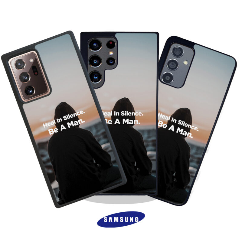 Heal In Silence Phone Case Samsung Galaxy Phone Case Cover Product Hero Shot