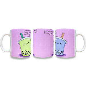 Hey Cute Tea 11oz Straight Mug Cover Image