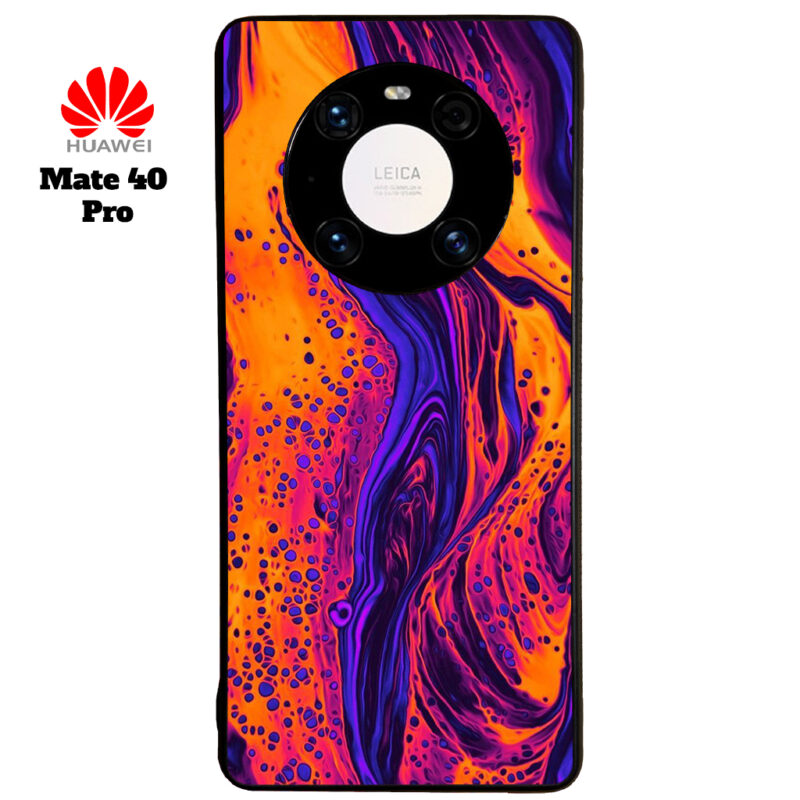 Lava Pour Phone Case Huawei Mate 40 Pro Phone Case Cover Image