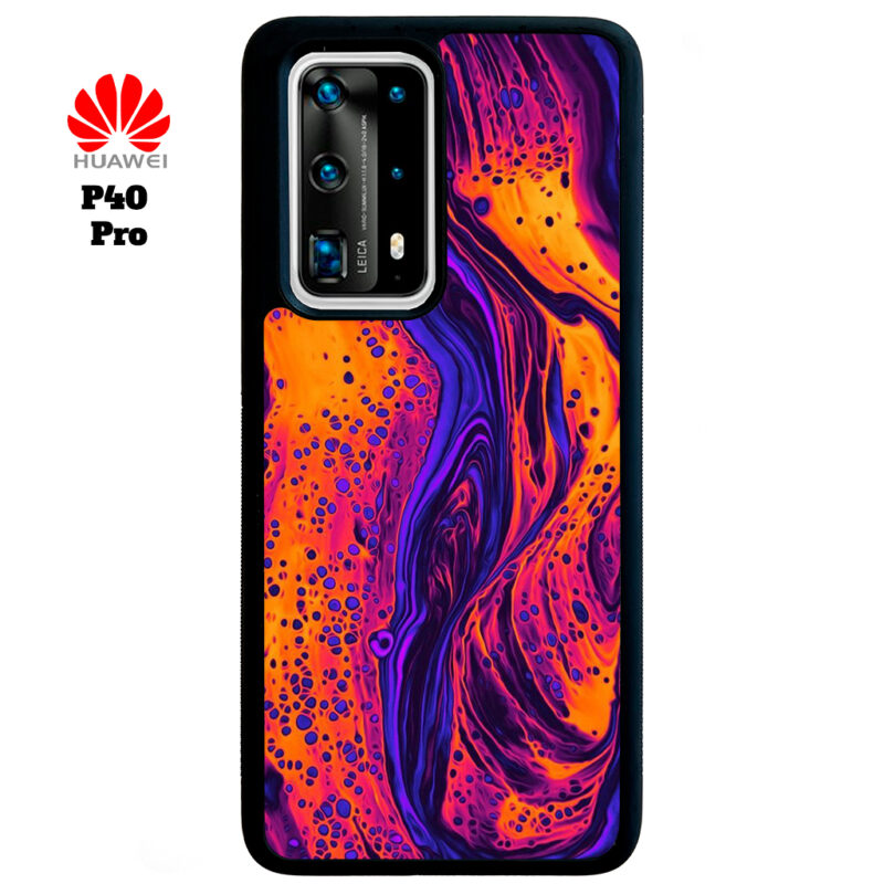 Lava Pour Phone Case Huawei P40 Pro Phone Case Cover