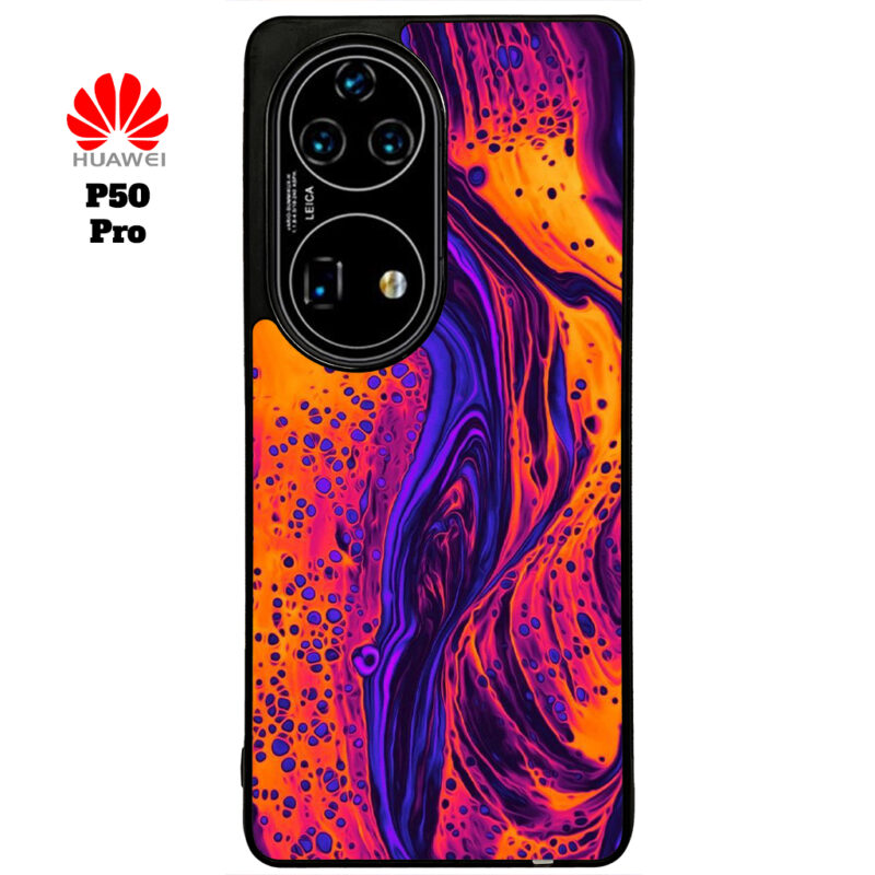 Lava Pour Phone Case Huawei P50 Pro Phone Case Cover