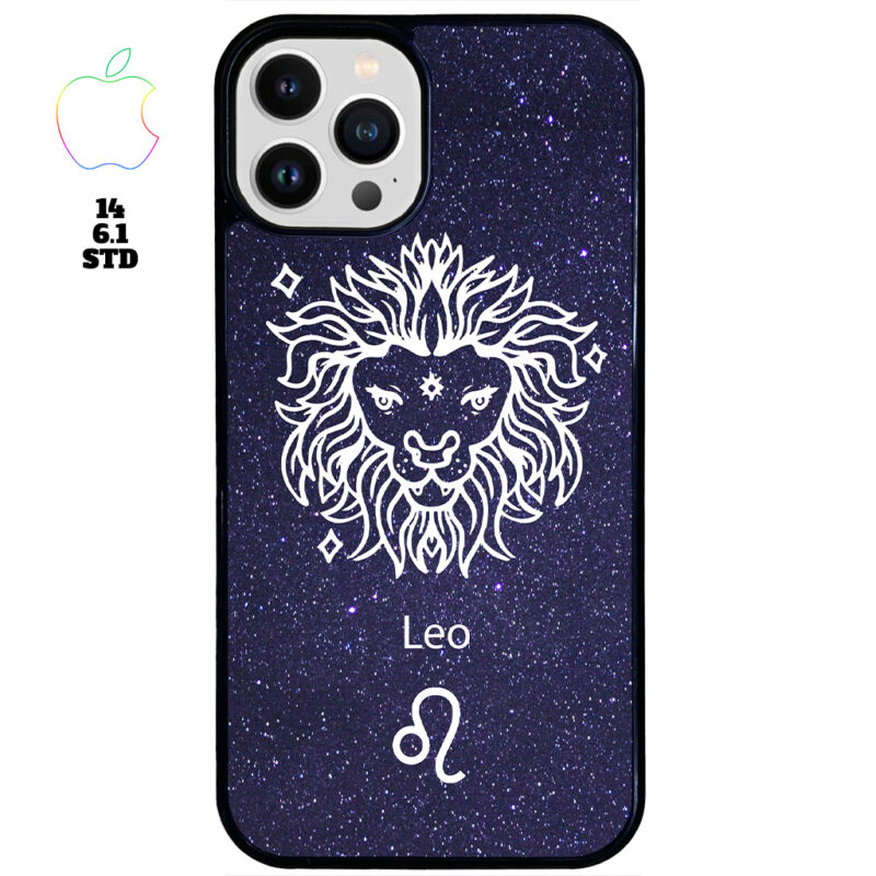 Leo Zodiac Stars Apple iPhone Case Apple iPhone 14 6.1 STD Phone Case Phone Case Cover