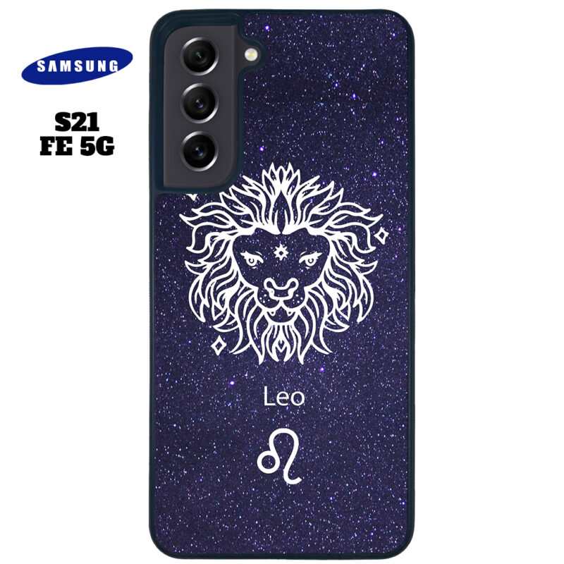 Leo Zodiac Stars Phone Case Samsung Galaxy S21 FE 5G Phone Case Cover