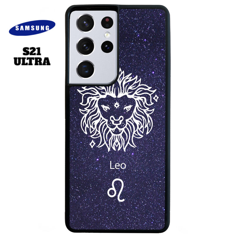 Leo Zodiac Stars Phone Case Samsung Galaxy S21 Ultra Phone Case Cover