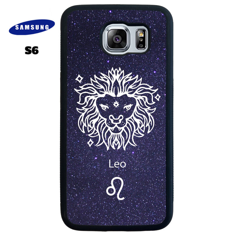 Leo Zodiac Stars Phone Case Samsung Galaxy S6 Phone Case Cover