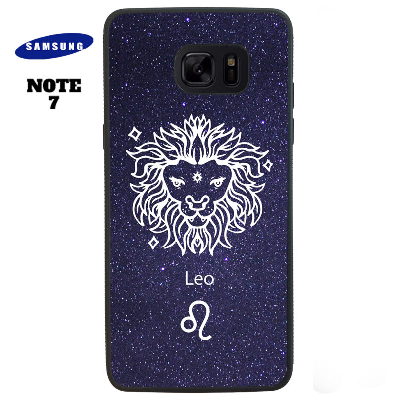 Leo Zodiac Stars Phone Case Samsung Note 7 Phone Case Cover