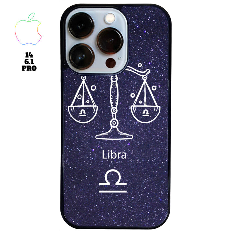 Libra Zodiac Stars Apple iPhone Case Apple iPhone 14 6.1 Pro Phone Case Phone Case Cover