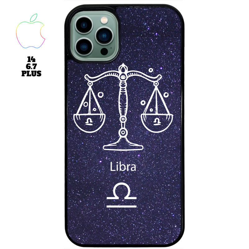 Libra Zodiac Stars Apple iPhone Case Apple iPhone 14 6.7 Plus Phone Case Phone Case Cover