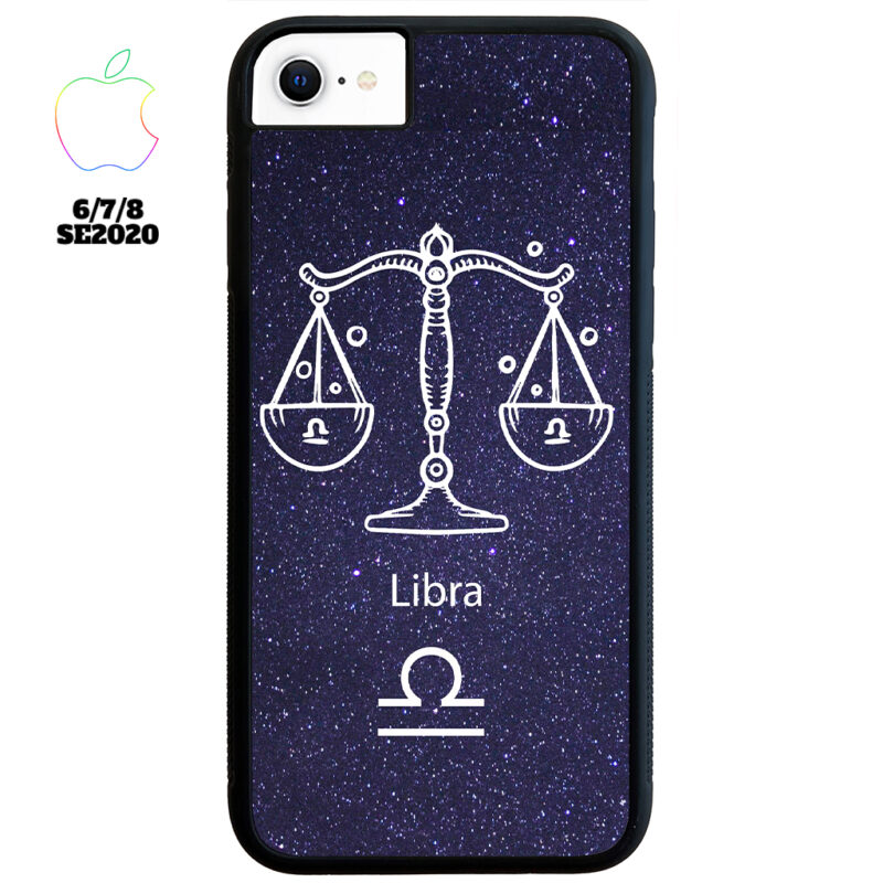Libra Zodiac Stars Apple iPhone Case Apple iPhone 6 7 8 SE 2020 Phone Case Phone Case Cover