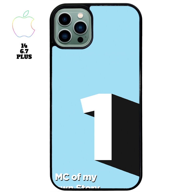 MC of My Own Story Cyan Phone Case Apple iPhone 14 6.7 Plus Phone Case Cover