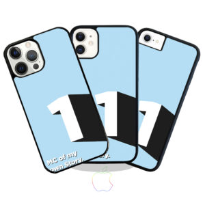 MC of My Own Story Cyan Phone Case Apple iPhone Case Cover Product Hero Shot