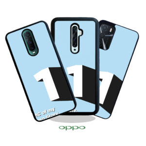 MC of My Own Story Cyan Phone Case Oppo Phone Case Cover Product Hero Shot